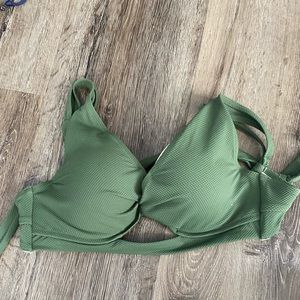 green bikini top